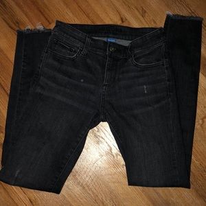 Black ripped jeans